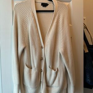 Hatch Cream Button-Up Cardigan